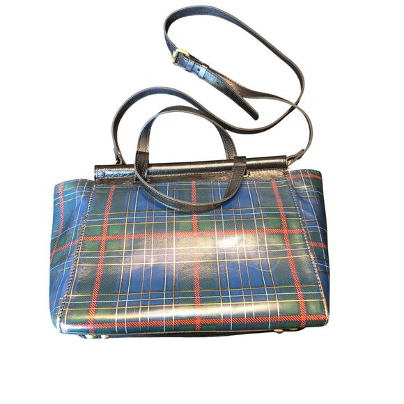 Patricia Nash Tartan Viviani Satchel Preowned Excellent Condition